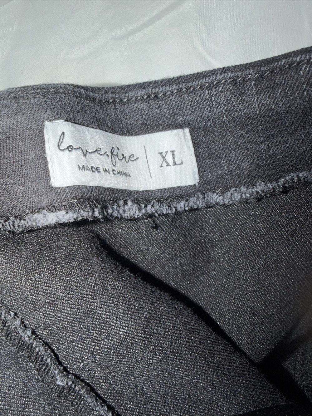 love, Fire Black Knit Top with Crew Neck - Picture 7 of 7